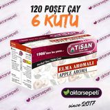 Tisan Elma Aromalı Çay 6 Kutu 120 Poşet Çay