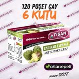 Tisan Enginar Yaprağı Çay 6 Kutu 120 Poşet Çay