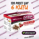 Tisan Kiraz Sapı Çayı 6 Kutu 120 Poşet Çay
