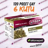 Tisan Mate Çayı | 6 Kutu | 120 Poşet Çay - Bitki Çayı