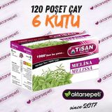 Tisan Melisa Çayı | 6 Kutu | 120 Poşet Çay - Bitki Çayı