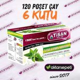 Tisan Nane Limon Aromalı Çayı | 6 Kutu | 120 Poşet Çay - Bitki Çayı