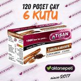 Tisan Tarçın Karanfil Çayı 6 Kutu 120 Poşet Çay