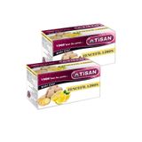 Tisan Zencefil Limon Çayı 2 Kutu Tisan Sallama Bardak Poşet Çay Zencefil Limon Çay 2 Pk.