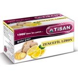 Tisan Zencefil Limon Çayı 20 Sallama Poşet - Bitki Çayı