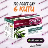 Tisan Zeytin Yaprağı Çayı 6 Kutu 120 Poşet Çay