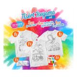 Tişört Boyama Seti Desenli - Her Üründen 1 Adet