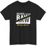 Tişört Kodu Bronx Raw Vintage Denim Regular Fit Erkek Tişört - Siyah - XL