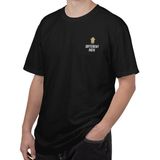 Tişört Kodu Different Path – Minimal Ön Logo & Güçlü Sırt Baskılı Erkek Tişört - Siyah - XL