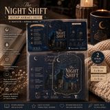 Tişört Kodu The Night Shift Kitap Ayracı Seti – Manyetik & Klasik Ayraç | 2’li Set - Lacivert