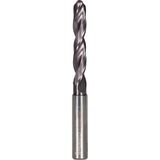 Tissenbach 5.1mm Karbür Matkap Ucu AlTiN PVD Kaplamalı - M6 Kılavuz Altı CNC Delme Ucu (5D) - 5.1 mm - Siyah