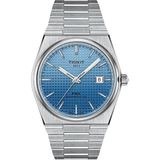 Tissot Prx Powermatic 80 T1374071135101 Erkek Kol Saati Çelik Kasa Suya Dayanıklı Mavi Kadran 39,5 mm T137.407.11.351.01 - Standart