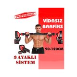 Tisul 3POD 3 Ayaklı 92-120CM Kapı Arası Barfiksi Koridor Arası Barfix Demiri - Koridor Barfixi