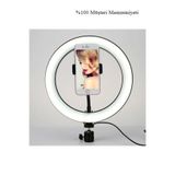 Tisul Ring Light Led Işıklı Sadece 10 Inç Halka Youtuber Tiktok Makyaj Işığı Halka Işık