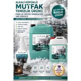 Titan Alkali Köpüklü Mutfak Temizlik Ürünü – Fırın & Fritöz Temizleyici Güçlü Yağ Sökücü 5 Kg (Speed K5) - 5 lt