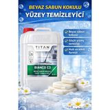 Titan Beyaz Sabun Kokulu Genel Temizlik Ürünü - Yüzey Temizleyici - 5 Lt. (Bianco C3) - Bayaz