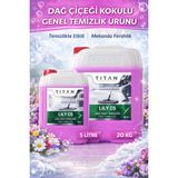 Titan Dağ Çiçeği Kokulu Genel Temizlik Ürünü - Lüks Yüzey Temizleyici (Lily C5) - 5 LT.