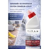 Titan Karo ve Fayans Temizleme Ürünü – Derz Temizleyici, Güçlü Kir ve Kireç Çözücü 750Gr (Super Solver G1) - 750 ml