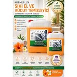 Titan Kremli Lux Sıvı El ve Vücut Temizleyici – Egzotik Kokulu Sıvı Sabun 5 Kg (Mikasa H8) - 5 lt