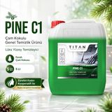 Titan Pine C1 Çam Kokulu Genel Temizlik ve Lüks Yüzey Temizleyici 5 L - 5 Lt.