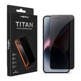 Titan Privacy Apple Iphone Hayalet Ekran Koruyucu 9H iphone 17/iphone/16 iphone 15/iphone 14/13/12/11 Tüm modeller İçin HD Ekran Koruyucu Darbelere Dayanıklı Premium Temperli Cam (13 PRO MAX)