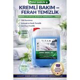 Titan Sıvı Sabun - Kremli Lüx Sıvı El ve Vücut Temizleyici Fresh | Nemlendirici Bakım 5 Kg (Dark Angel H2)