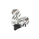 Titan Sport BEYAZ DESENLİ BOKS ELDİVENİ+DİŞLİK+ATLAMA İPİ SETİ