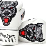 Titan Sport Beyaz Pitbull Siyah Desenli Fgr Model-6 Boks Eldiveni