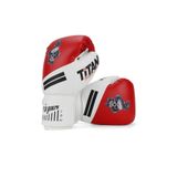 Titan Sport Kırmızı Beyaz Yılan Kurukafa Desenli Boks Eldiveni