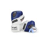 Titan Sport Mavi Beyaz Kurukafa Desenli Boks Eldiveni 2'li Set