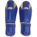 Titan Sport Parlak Mavi-Sarı Muay Thai, Kick Boks Kaval Koruyucu