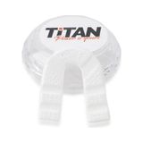 Titan Sport Silikon Dişlik Boks, Kickboks Muay Beyaz Dişlik + Saklama Kabı