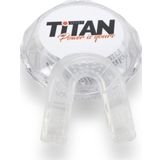 Titan Sport Silikon Dişlik Boks, Kickboks Muay ŞEFFAH Dişlik + Saklama Kabı