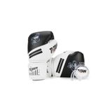 Titan Sport Siyah Beyaz Yılan Kurukafa Desenli Boks Eldiveni 2'li Set