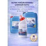 Titan Ultra Yoğun Kıvamlı Çamaşır Suyu | Güçlü Ağartıcı & Maksimum Hijyen | Monarch L7 - 5 lt