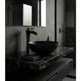 Titanium Design Şelale Siyah Çanak Lavabo Bataryası