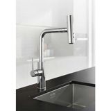Titanium Design Şelale Spiralli Eviye Bataryası - Krom - Gümüş