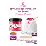 Titanium, Hassas Ciltlere özel SİR Ağda Seti | 300g Boncuk Ağda + Sir Ağda Makinası