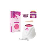Titanium Soyulabilen Boncuk SİR ağda seti 225g. Boncuk ağda + Sir ağda makinası +Spatula