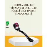 Titanyum Dermaroller 540 İğne Cilt Onarım Kolajen Üretim Desteği