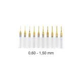 Titanyum Kaplı Tungsten Çelik Cnc Freze Pcb Kesici 0,6 - 1,5Mm