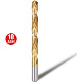 Titanyum Matkap Ucu Hss Metal Ahşap Plastik - 2.5 mm _10 Adet - Altın