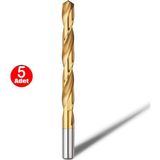 Titanyum Matkap Ucu Hss Metal Ahşap Plastik - 4 mm _5 Adet
