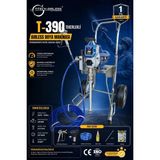 Titech Airless T-390 Elektrikli Airless Boya Makinası Tekerlekli (Kartsız) - 0,2 mm