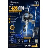 Titech Airless T-695 Elektrikli Airless Boya Makinası Tekerlekli - Dijital - 0,2 mm