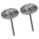 Titi 6067 Pimli Dairesel Çelik Tel Fırça 25 mm (2 Adet)