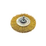 Titi 6240 Pimli Saçaklı Dairesel Tel Fırça Sarı Telli 100 mm
