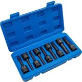 Titi 6501 Havalı Uzun Rıbe Uçlu 1/2" Lokma Takımı 9 Parça