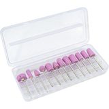Titi 6591 Kalıpçı Mini Taşlama Seti Parmak Taş 12 Parça (Sap: 2.35 Mm)