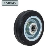 Titi Yük Taşıma Dolgu Lastik Teker Çelik Saç Jant 150 x 45 mm